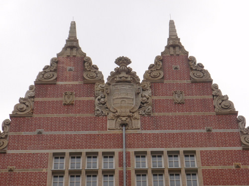 Classic German building style.
